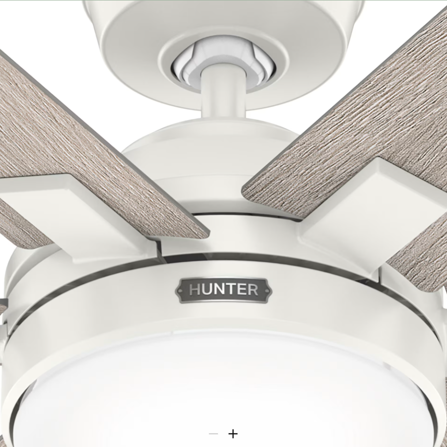 Hunter Fan Georgetown 52" Ceiling Fan with 18W LED and Remote