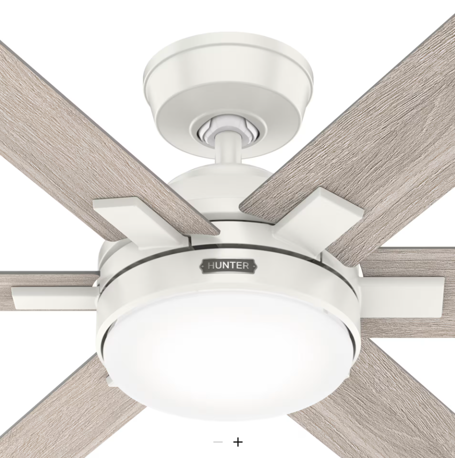 Hunter Fan Georgetown 52" Ceiling Fan with 18W LED and Remote