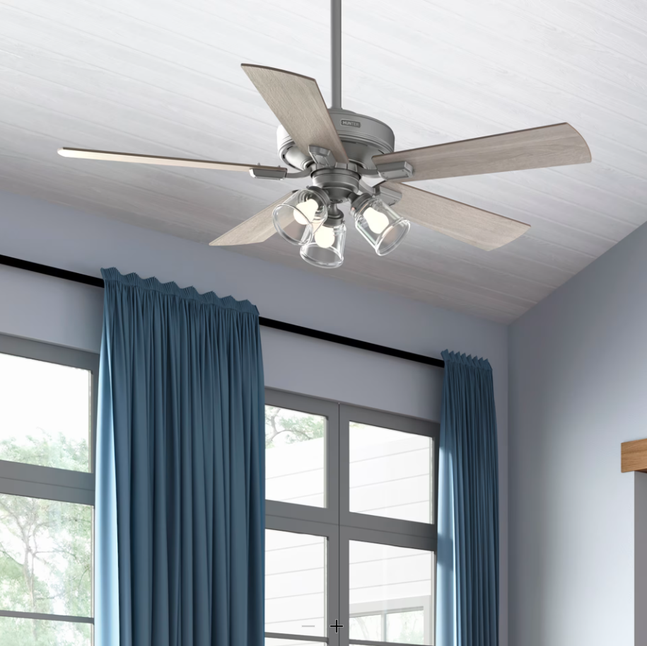 Hunter Fan Crestfield 52" Ceiling Fan with 21W LED and Remote