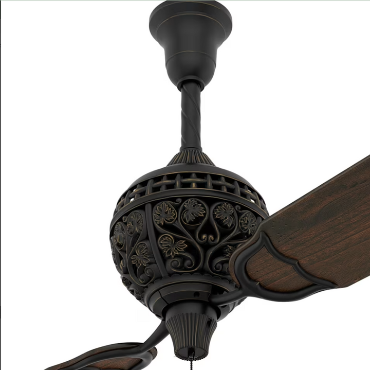 Hunters 1886 Limited Edition 60" Pull Chain Ceiling Fan in Midas Black