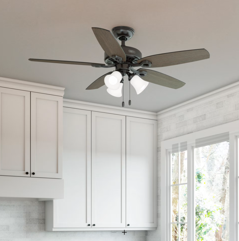 Hunter Fan Builder Plus 52" Pull Chain DC Ceiling Fan with 21W LED