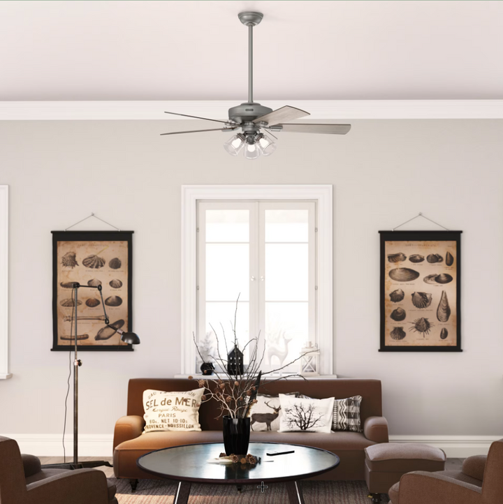 Hunter Fan Crestfield 52" Ceiling Fan with 21W LED and Remote