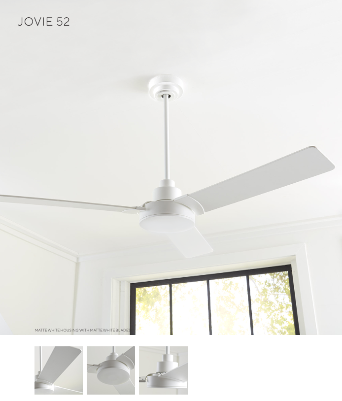 Generation Lighting Jovie Outdoor Ceiling Fan with Wall Control