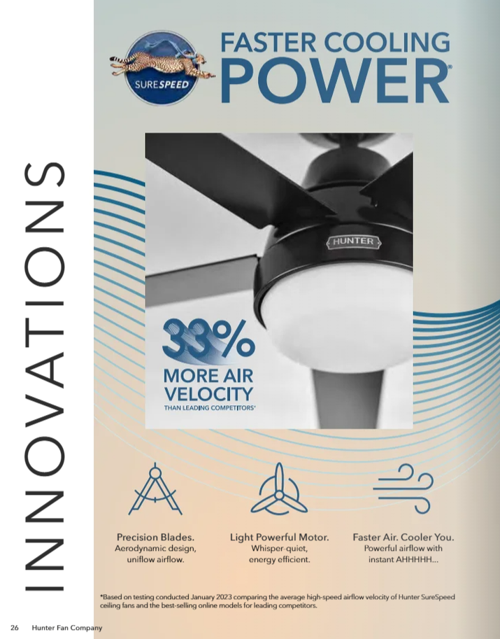 Hunter Fan Seawall 52" Outdoor Ceiling Fan with 20W LED with Wall Control