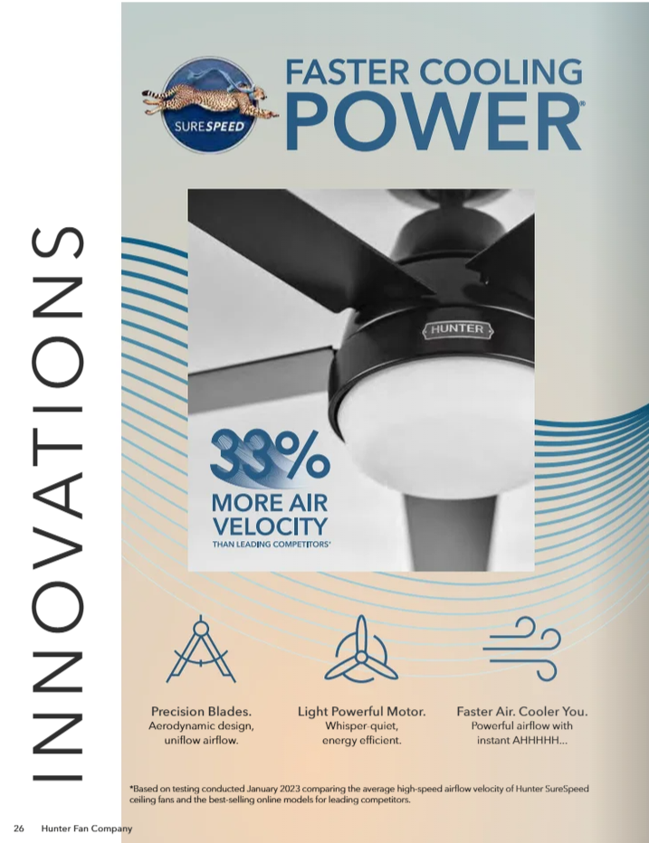 Hunter Fan Midtown 48" Indoor Ceiling Fan with 9W LED and Remote