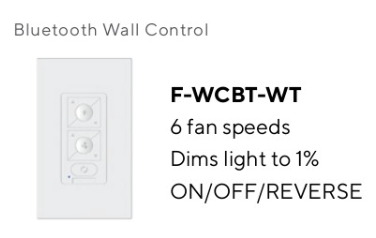 Optional Bluetooth Wall Control