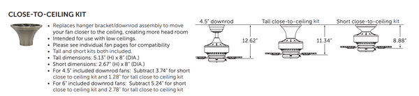 Optional Flushmount Conversion Kit