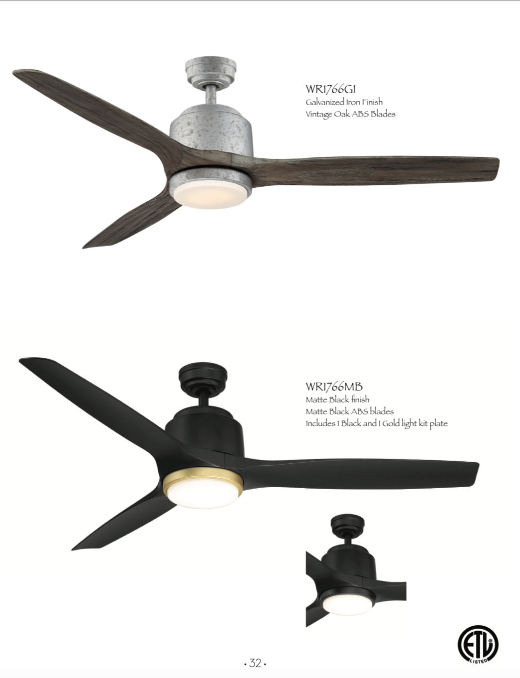 Wind River Sora 56" Outdoor Ceiling Fan with CCT 17W LED and Remote