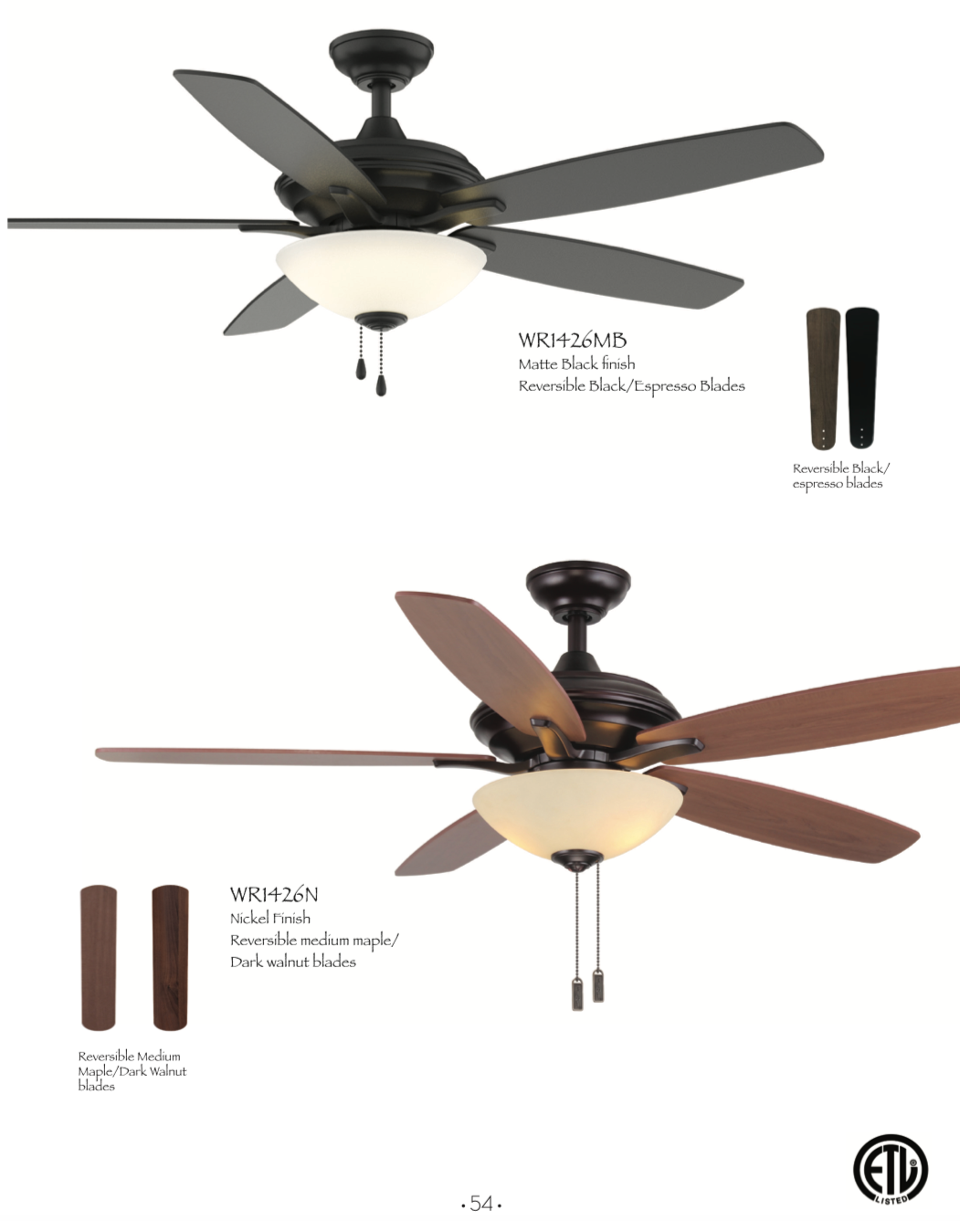 Wind River Modelo 52" Pull Chain Ceiling Fan