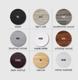 Select Blade Finish (54" Fan)
