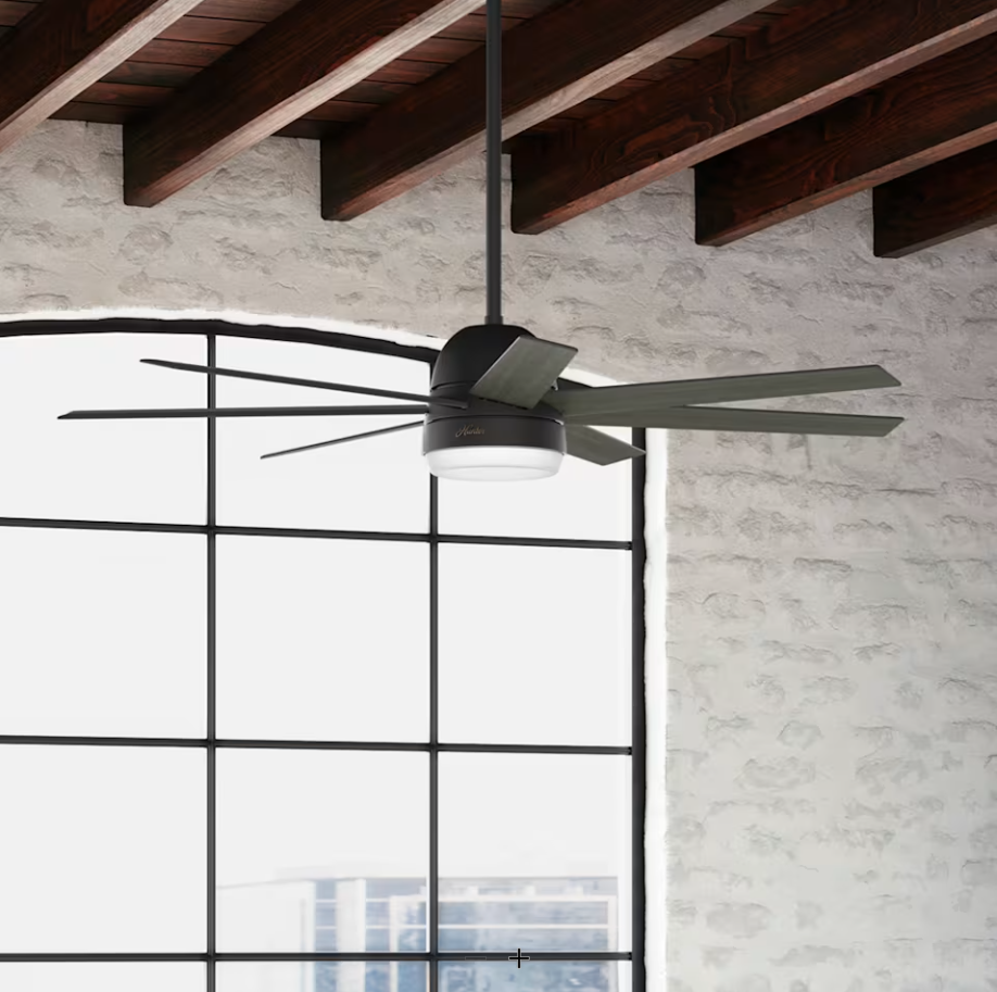 Hunter Fan Phenomenon Smart DC Ceiling Fan with 18W LED and Wall Control