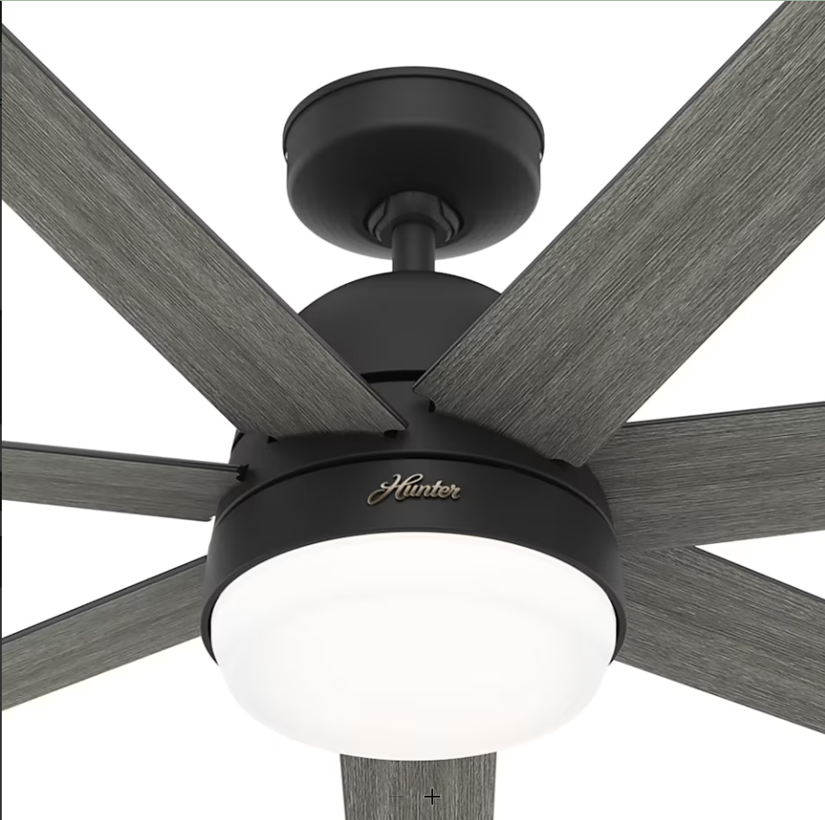 Hunter Fan Phenomenon Smart DC Ceiling Fan with 18W LED and Wall Control