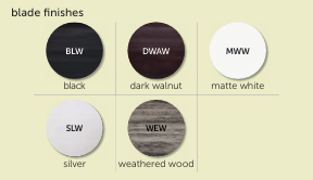 Select Blade Finish (56" Fan)