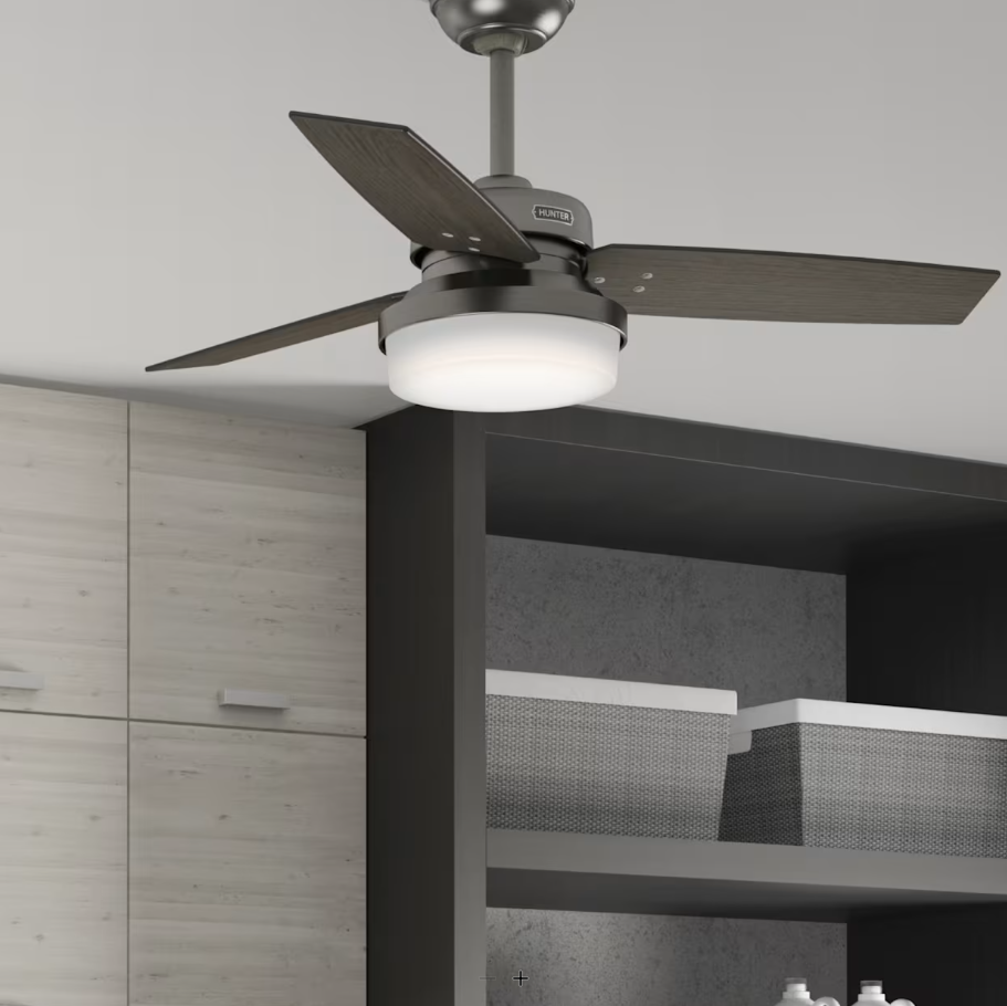 Hunter Fan Sentinel 44" Indoor Ceiling Fan with 19.6W LED and Remote