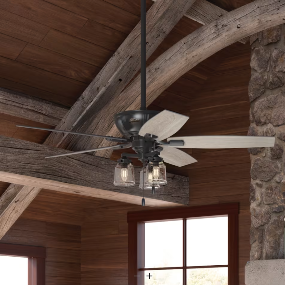 Hunter Fan Charlotte 52" Indoor Pull Chain Ceiling Fan 10.5W LED