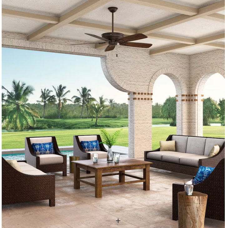 Casablanca Heritage 60" Outdoor Pull Chain Ceiling Fan