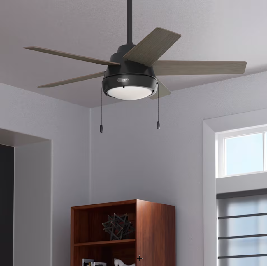 Hunter Fan Burroughs 44" Pull Chain Ceiling Fan with 18W LED