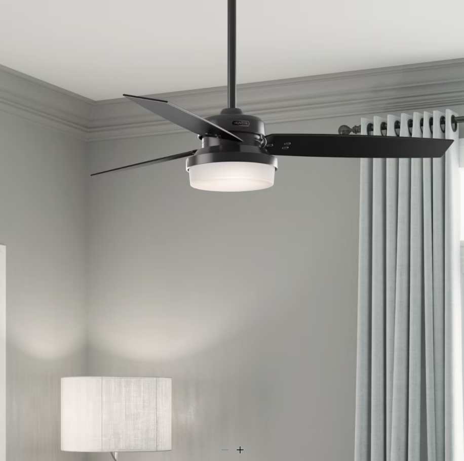 Hunter Fan Sentinel 52" Indoor Ceiling Fan with 18W LED Remote