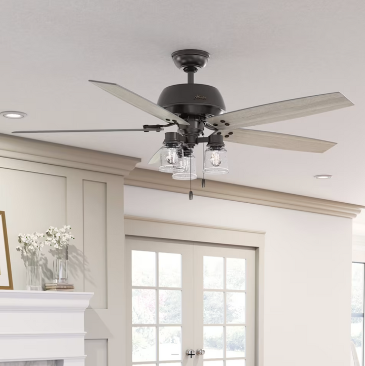 Hunter Fan Churchwell 60" Pull Chain Ceiling Fan with 13W LED