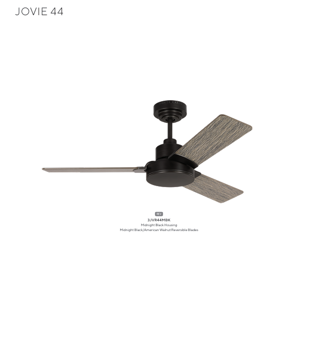 Generation Lighting Jovie Outdoor Ceiling Fan with Wall Control