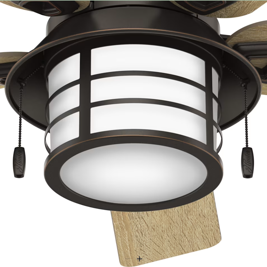 Hunter Fan Key Biscayne 54" Indoor/Outdoor Pull Chain Ceiling Fan with 18W LED