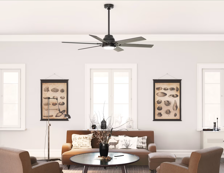 Hunter Fan Gravity Smart Ceiling Fan with 24W LED and Remote