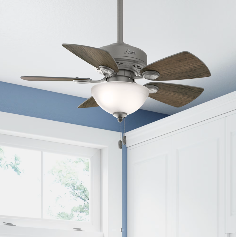 Hunter Fan Watson 34" Indoor Pull Chain Ceiling Fan with 13W LED