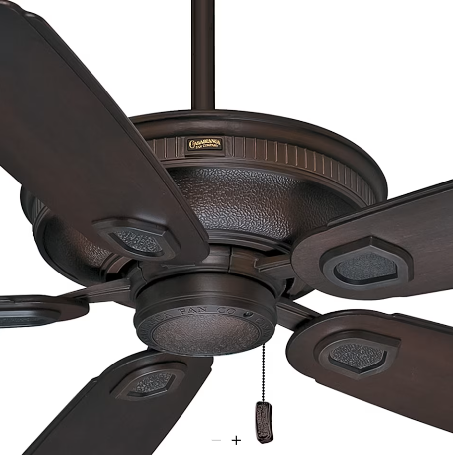 Casablanca Heritage 60" Outdoor Pull Chain Ceiling Fan