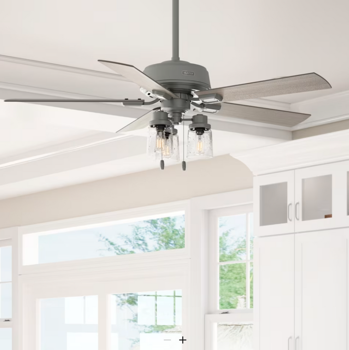 Hunter Fan Hartland Pull Chain Ceiling Fan with 10W LED