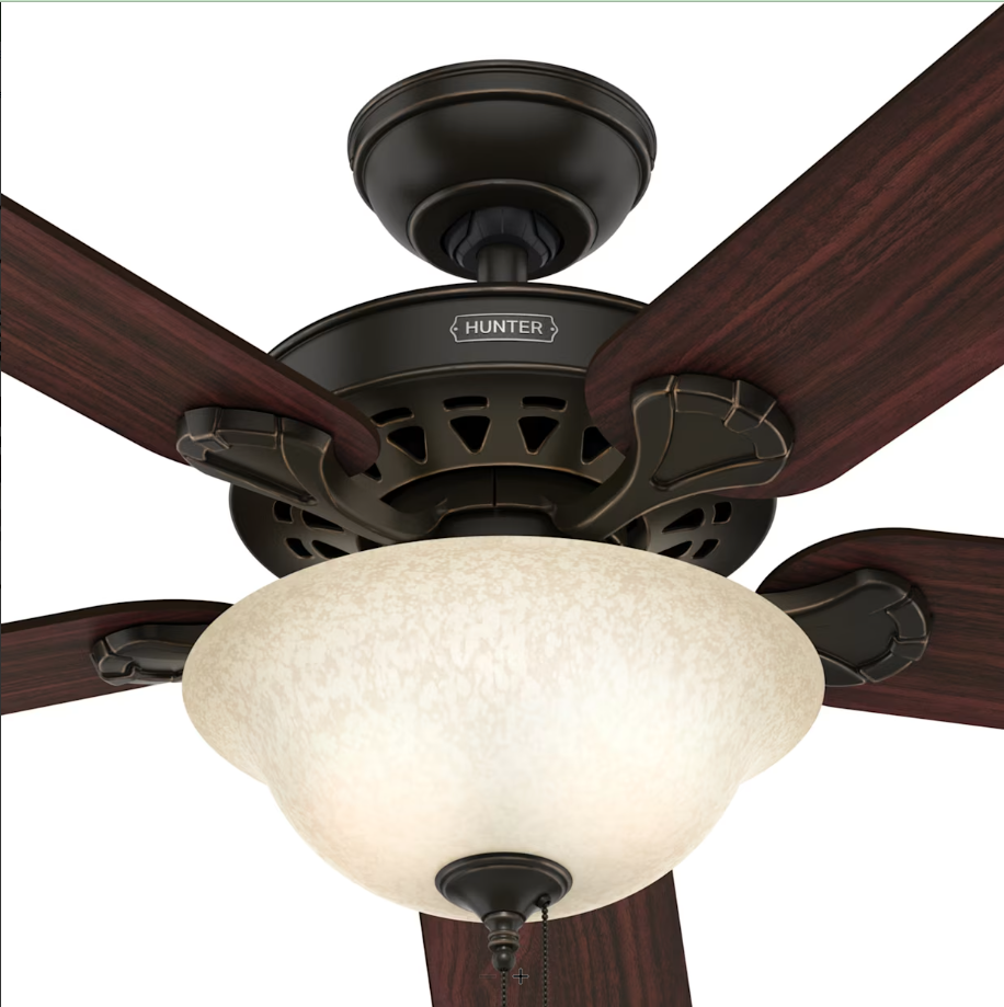 Hunter Fan Waldon 52" Indoor Pull Chain Ceiling Fan with 18W LED