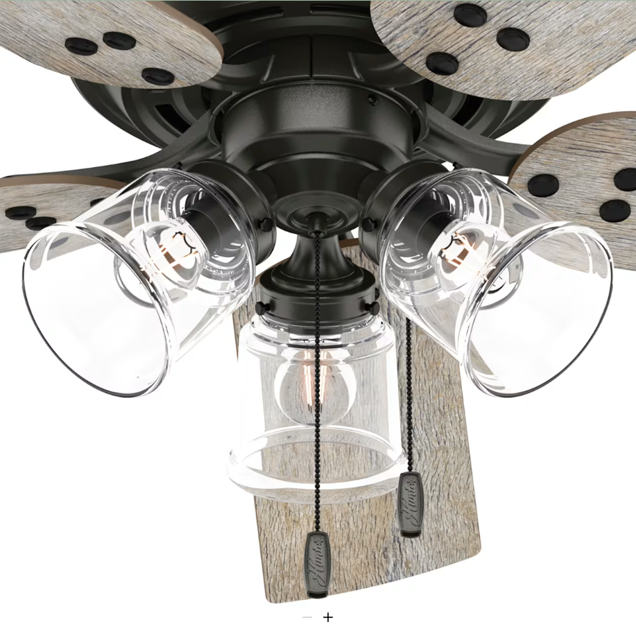 Hunter Fan Shady Grove 52" Indoor Pull Chain Ceiling Fan with 13W LED