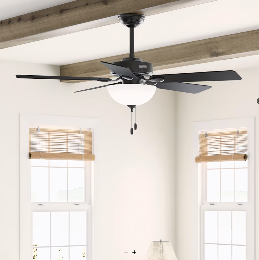 Hunter Fan Swanson 52" Indoor Pull Chain Ceiling Fan with 19.5W LED