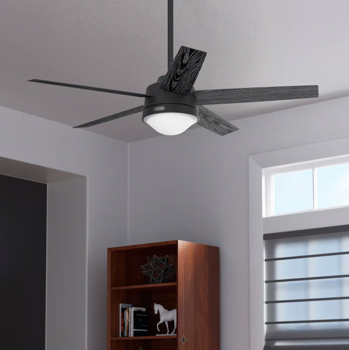 Hunter Fan Lykke 52" Indoor Ceiling Fan with 18W LED and Remote