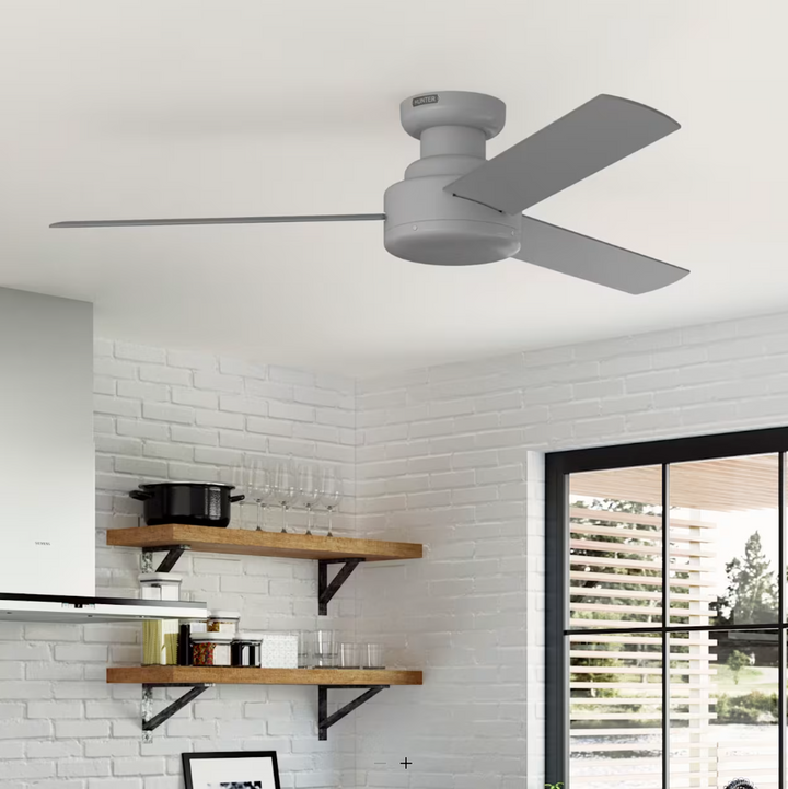 Hunter Fan Presto Flushmount Ceiling Fan with Wall Control