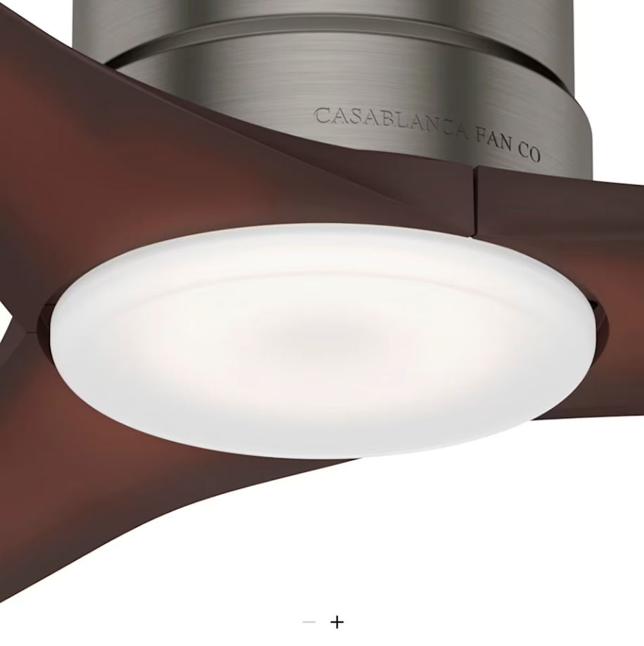 Casablanca Piston 52" Indoor/Outdoor Ceiling Fan with 17W LED and Remote