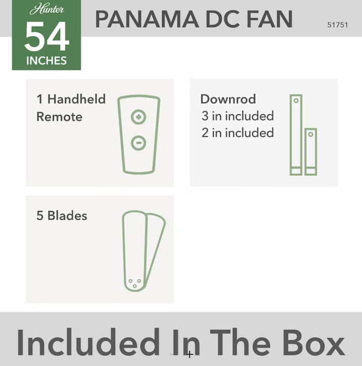 Casablanca Panama 54" Indoor DC Ceiling Fan with Remote