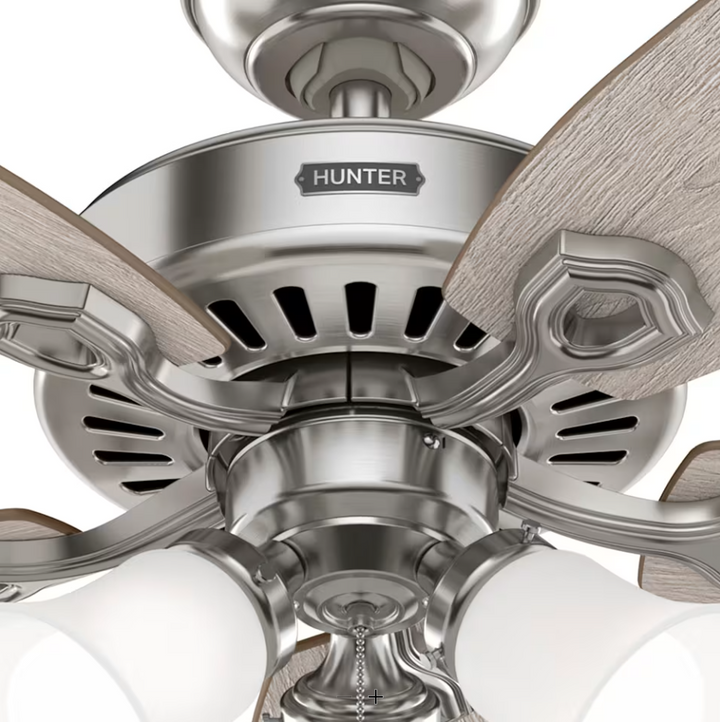 Hunter Fan Builder Plus 52" Pull Chain DC Ceiling Fan with 21W LED