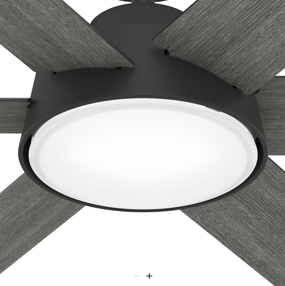 Hunter Fan Donatella 52" Ceiling Fan with 18W LED and Remote