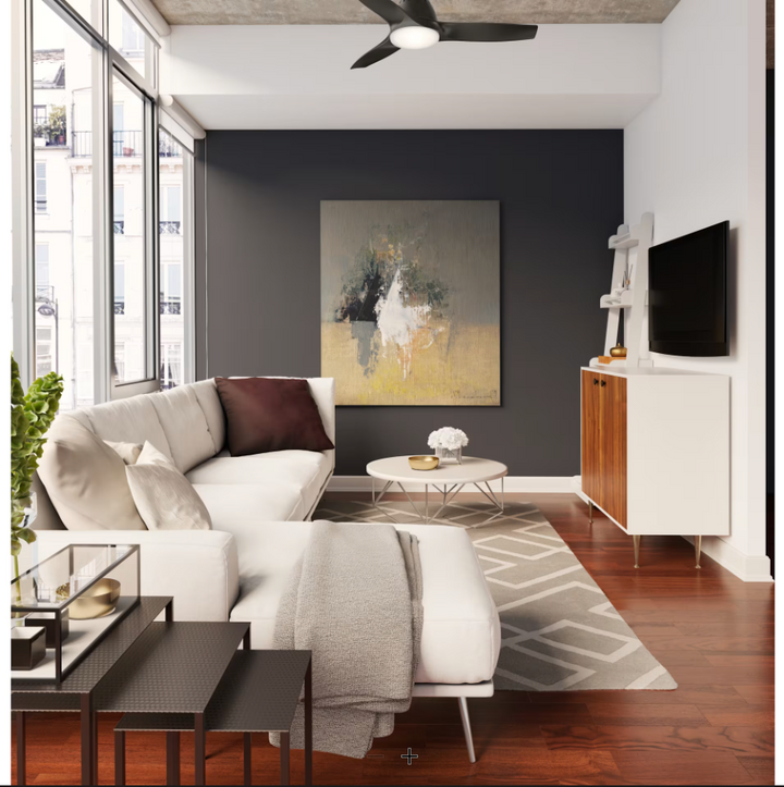 Casablanca Wisp Indoor Ceiling Fan with 18W LED and Remote