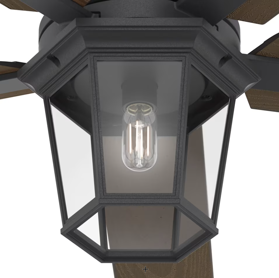 Hunter Fan Candle Bay 52" Indoor/Outdoor Ceiling Fan with LED and Remote