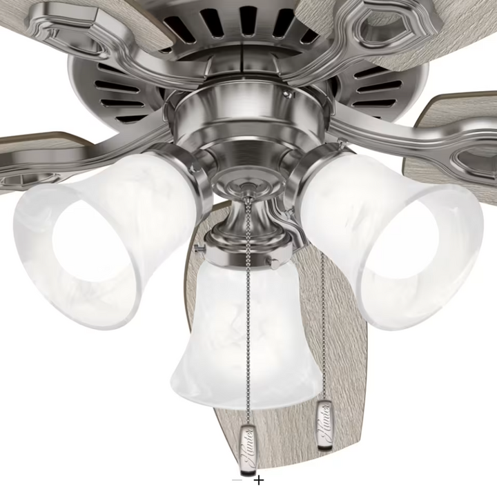 Hunter Fan Builder Plus 52" Pull Chain Ceiling Fan with 21W LED