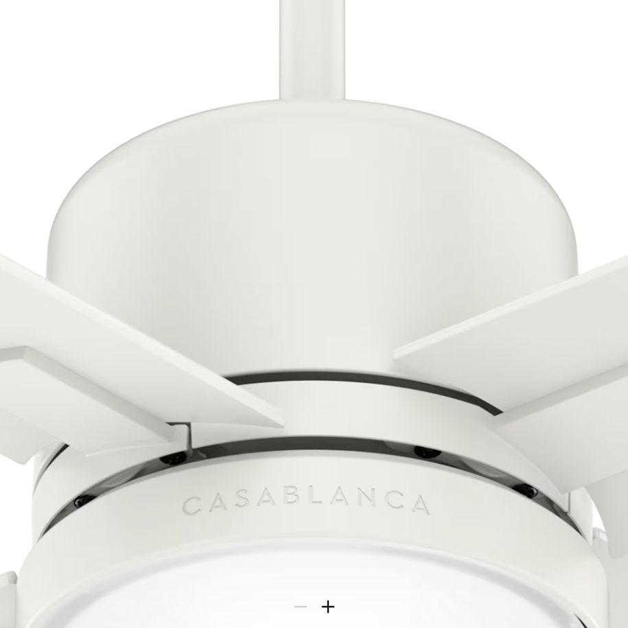 Casablanca Axial 52" Indoor Ceiling Fan with 16WLED and Wall Control