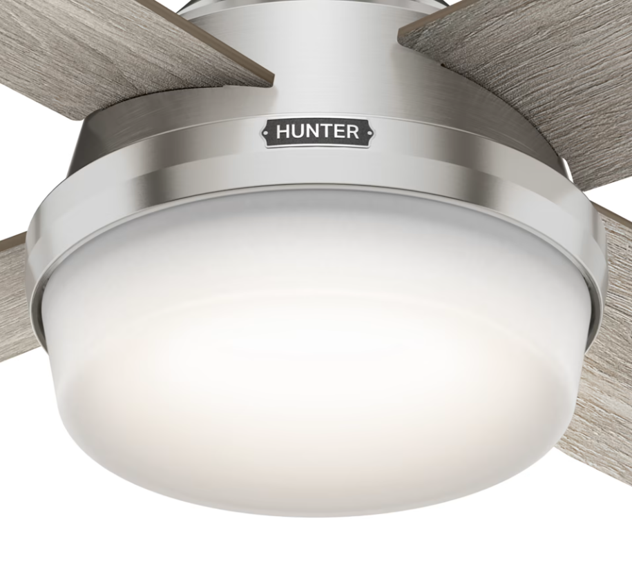 Hunter Fan Dempsey Indoor Ceiling Fan with 18W LED and Remote