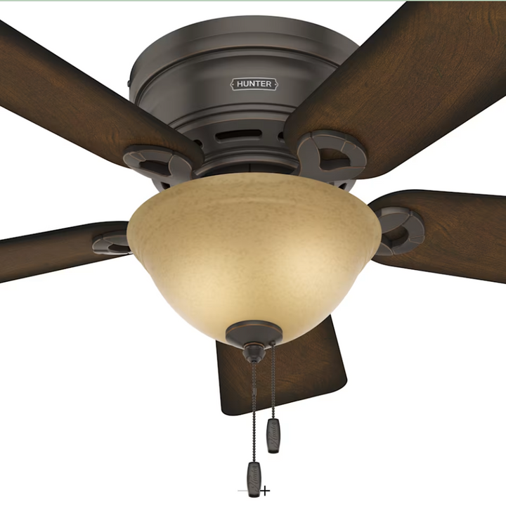 Hunter Fan Conroy 42" Flushmount Pull Chain Ceiling Fan with 18W LED