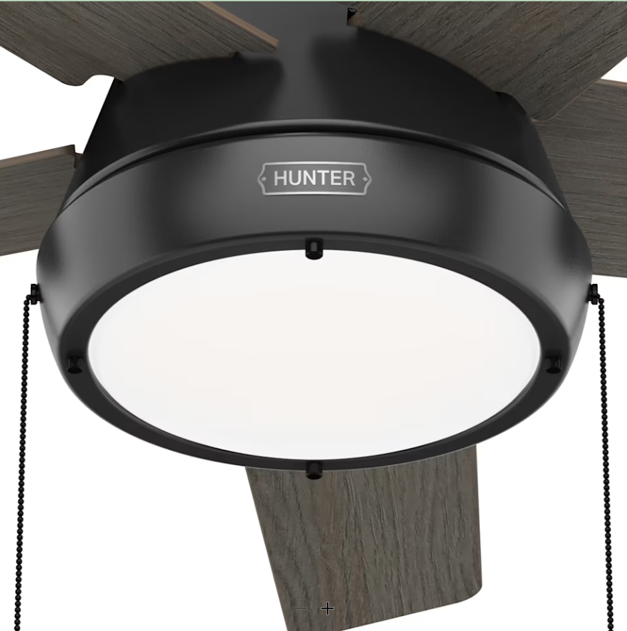 Hunter Fan Burroughs 44" Pull Chain Ceiling Fan with 18W LED