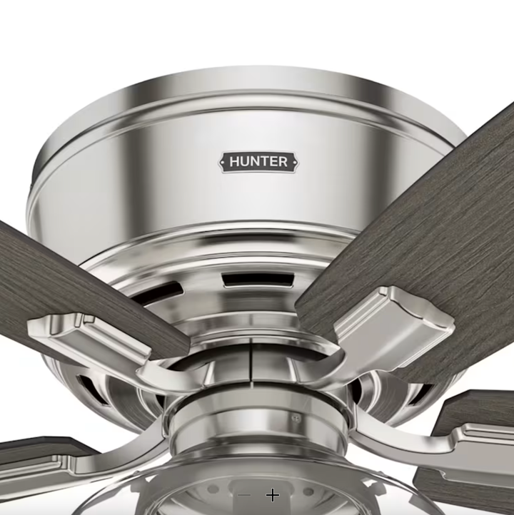 Hunter Fan Bennett Flushmount Ceiling Fan with 5W LED and Remote