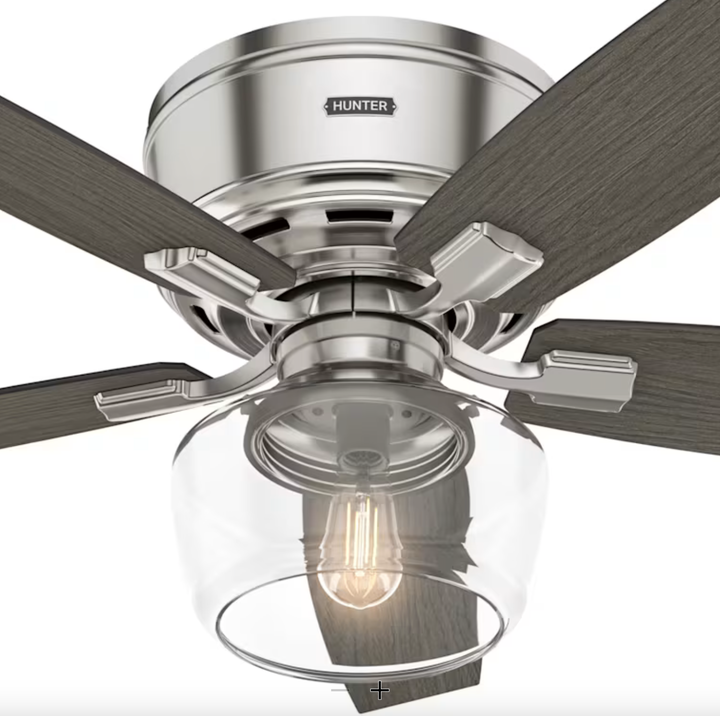 Hunter Fan Bennett Flushmount Ceiling Fan with 5W LED and Remote