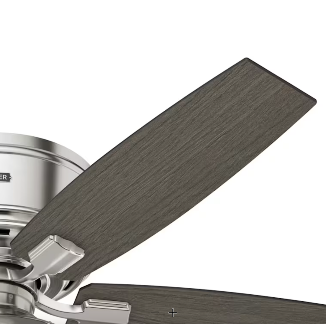 Hunter Fan Bennett Flushmount Ceiling Fan with 5W LED and Remote