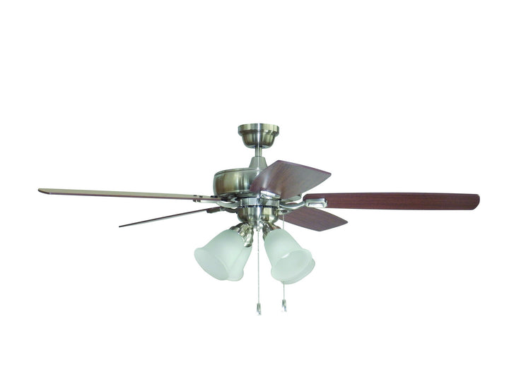 Craftmade Twist N Click  52" Pull Chain Ceiling Fan with 4 Light LED