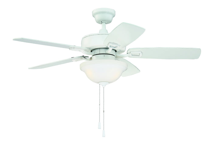 Craftmade Twist N Click Pull Chain Ceiling Fan with Dimmable LED Light